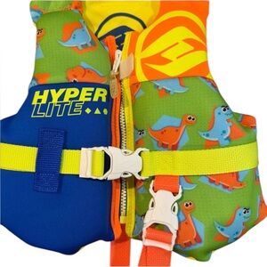 Hyperlite Infant Life Jacket PFD Type II‎ – Dinosaur | <30 lbs – USCG Approved